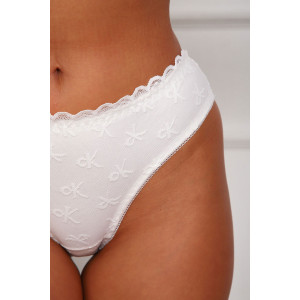 Трусы женские №64934 хлопок стрейч (р-ры: 46-50) белый