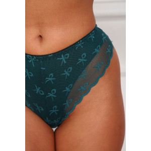 Трусы женские №64933 хлопок стрейч (р-ры: 46-50) изумруд