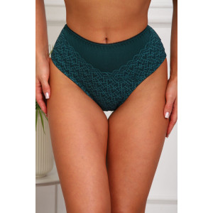 Трусы женские №64932 хлопок стрейч (р-ры: 48-52) изумруд Трусы женские №64932 хлопок стрейч (р-ры: 48-52) изумруд