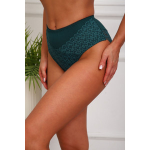 Трусы женские №64932 хлопок стрейч (р-ры: 48-52) изумруд Трусы женские №64932 хлопок стрейч (р-ры: 48-52) изумруд