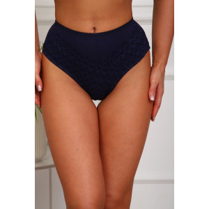 Трусы женские №64932 хлопок стрейч (р-ры: 48-52) синий