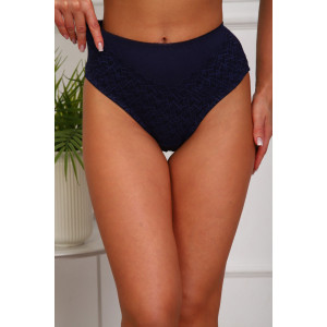 Трусы женские №64932 хлопок стрейч (р-ры: 48-52) синий