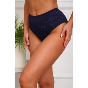 Трусы женские №64932 хлопок стрейч (р-ры: 48-52) синий