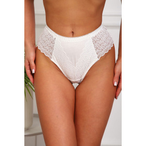 Трусы женские №64931 хлопок стрейч (р-ры: 50-54) белый