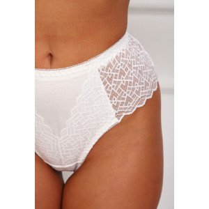 Трусы женские №64931 хлопок стрейч (р-ры: 50-54) белый