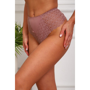 Трусы женские №64931 хлопок стрейч (р-ры: 50-54) кофе