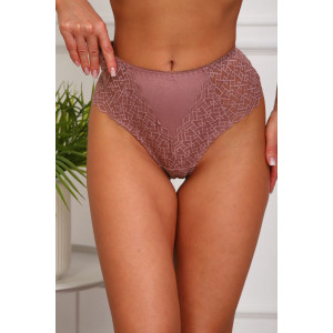 Трусы женские №64931 хлопок стрейч (р-ры: 50-54) кофе