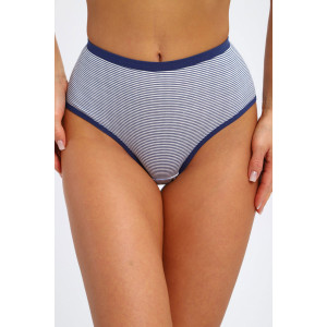 Трусы женские №45065 кулирка с лайкрой (р-ры: 48-52) синий