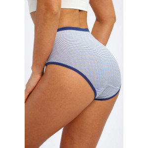 Трусы женские №45065 кулирка с лайкрой (р-ры: 48-52) синий