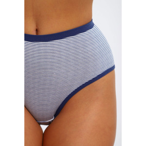 Трусы женские №45065 кулирка с лайкрой (р-ры: 48-52) синий