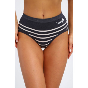 Трусы женские №45063 кулирка с лайкрой (р-ры: 46-48) черничный