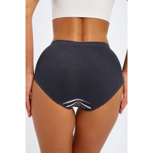 Трусы женские №45063 кулирка с лайкрой (р-ры: 46-48) черничный