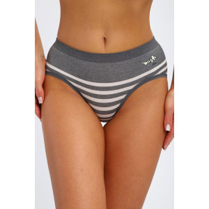 Трусы женские №45063 кулирка с лайкрой (р-ры: 46-48) серый