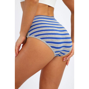 Трусы женские №28617 кулирка с лайкрой (р-ры: 48-52) синий