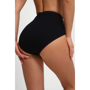 Трусы женские №74395 кулирка с лайкрой (р-ры: 48-58) черный