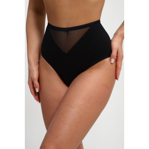 Трусы женские №74395 кулирка с лайкрой (р-ры: 48-58) черный
