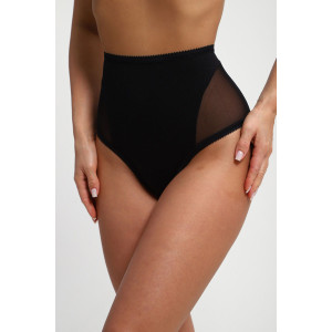 Трусы женские №74396 кулирка с лайкрой (р-ры: 48-58) черный