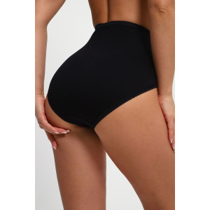 Трусы женские №74396 кулирка с лайкрой (р-ры: 48-58) черный