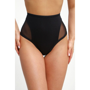 Трусы женские №74396 кулирка с лайкрой (р-ры: 48-58) черный