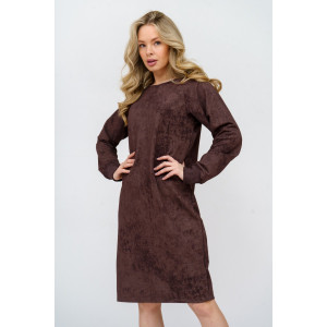 Платье женское 976 футер 2-х нитка пенье винтаж (р-ры: 44-56) шоколад винтаж Платье женское 976 футер 2-х нитка пенье винтаж (р-ры: 44-56) шоколад винтаж