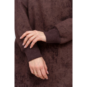 Платье женское 976 футер 2-х нитка пенье винтаж (р-ры: 44-56) шоколад винтаж Платье женское 976 футер 2-х нитка пенье винтаж (р-ры: 44-56) шоколад винтаж