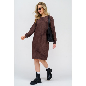 Платье женское 976 футер 2-х нитка пенье винтаж (р-ры: 44-56) шоколад винтаж Платье женское 976 футер 2-х нитка пенье винтаж (р-ры: 44-56) шоколад винтаж