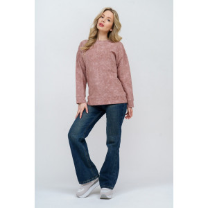 Свитшот женский 985 футер с лайкрой (р-ры: 44-58) капучино винтаж