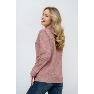 Свитшот женский 985 футер с лайкрой (р-ры: 44-58) капучино винтаж