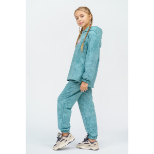 Костюм двойка детский 966Д футер 2-х нитка пенье винтаж (р-ры: 28-44) полынь винтаж