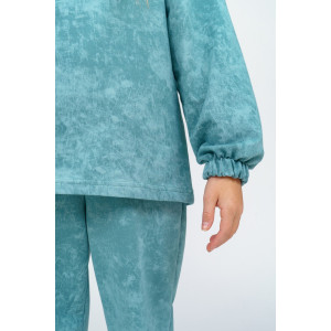 Костюм двойка детский 966Д футер 2-х нитка пенье винтаж (р-ры: 28-44) полынь винтаж