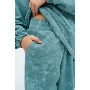 Костюм двойка детский 966Д футер 2-х нитка пенье винтаж (р-ры: 28-44) полынь винтаж