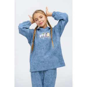 Костюм двойка детский 966Д футер 2-х нитка пенье винтаж (р-ры: 28-44) пепел винтаж Костюм двойка детский 966Д футер 2-х нитка пенье винтаж (р-ры: 28-44) пепел винтаж