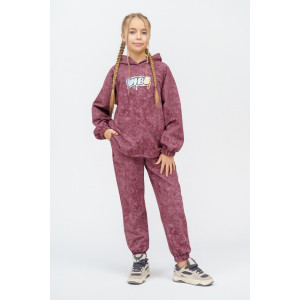 Костюм двойка детский 966Д футер 2-х нитка пенье винтаж (р-ры: 28-44) марсал винтаж Костюм двойка детский 966Д футер 2-х нитка пенье винтаж (р-ры: 28-44) марсал винтаж