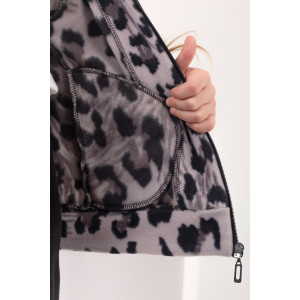 Костюм двойка детский "Мия" КД-12 флис (р-ры: 122-146) леопард