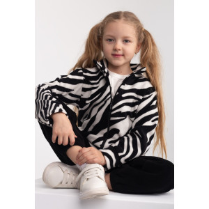 Костюм двойка детский "Мия" КД-12 флис (р-ры: 122-146) зебра Костюм двойка детский "Мия" КД-12 флис (р-ры: 122-146) зебра