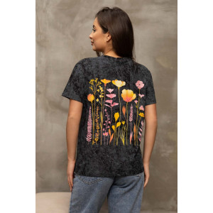 Футболка женская 2156/1 кулирка (р-ры: 42-56) черный