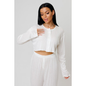 Пижама женская 2244 компьютерка (р-ры: 44-52) белый