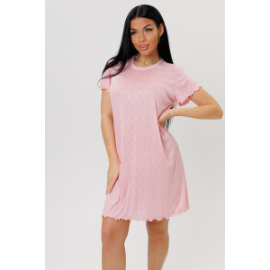 Сорочка женская 2256/1 компьютерка (р-ры: 44-52) розовый