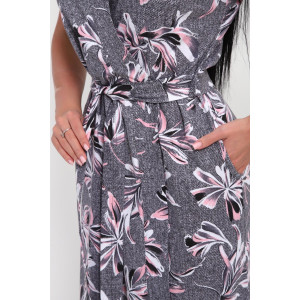 Халат женский 01069 кулирка (р-ры: 44-62) серый