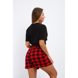 Костюм двойка женский №238.1 кулирка (р-ры: 44-54) красный