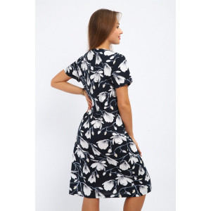 Платье женское №240.1 кулирка (р-ры: 48-62) синий