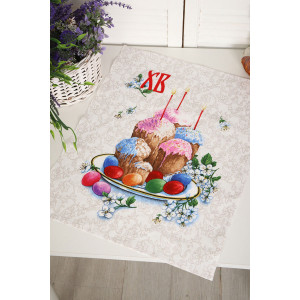 Набор кухонный из 3-х полотенец рогожка №32598 Набор кухонный из 3-х полотенец рогожка №32598