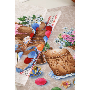 Набор кухонный из 3-х полотенец рогожка №32598 Набор кухонный из 3-х полотенец рогожка №32598