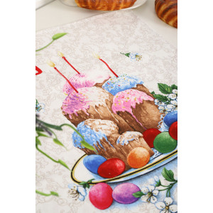 Набор кухонный из 3-х полотенец рогожка №32598 Набор кухонный из 3-х полотенец рогожка №32598