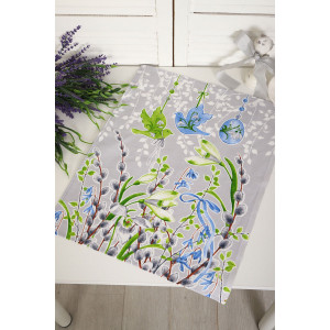 Набор кухонный из 3-х полотенец рогожка №32597 Набор кухонный из 3-х полотенец рогожка №32597