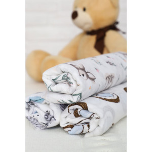 Пеленка для новорожденных муслин 049115 кокос - набор 3 шт. Пеленка для новорожденных муслин 049115 кокос - набор 3 шт.