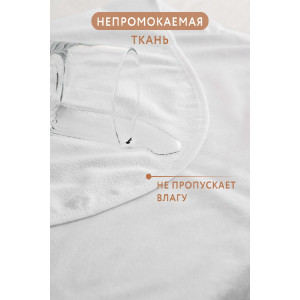 Пеленка для новорожденных водонепроницаемая мулетон - набор 2 шт.