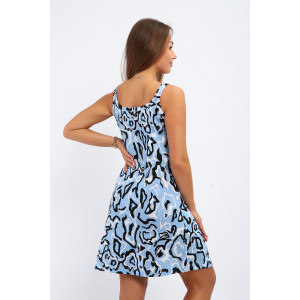 Сорочка женская №243 кулирка (р-ры: 44-54) голубой