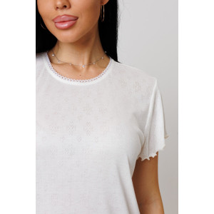 Сорочка женская 2256 компьютерка (р-ры: 44-52) белый