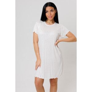 Сорочка женская 2256 компьютерка (р-ры: 44-52) белый